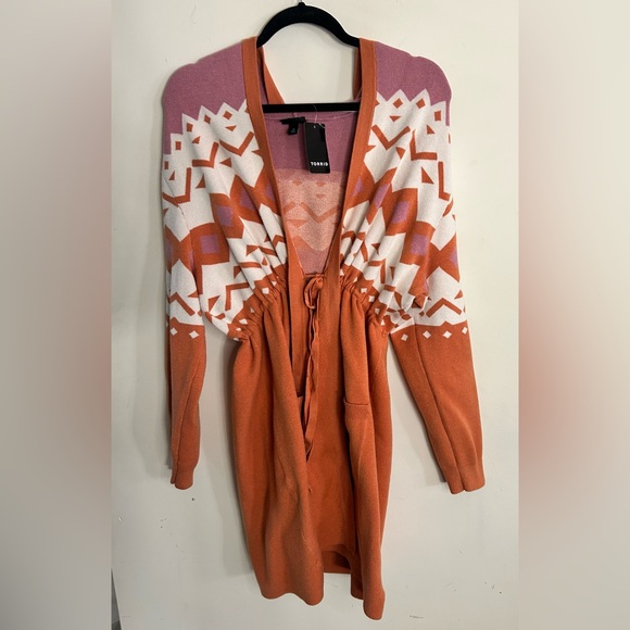 New with Tags Torrid Size 0X Super Soft Anorak Hooded Sweater - Picture 2 of 9